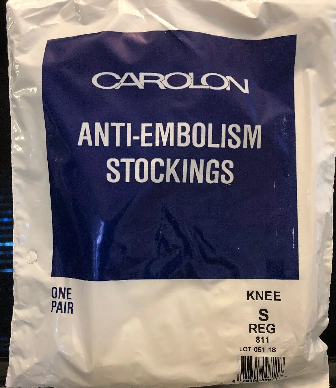 Carolon Company CAP Anti-embolism Stockings -Small , Regular 811, 1 Pair –