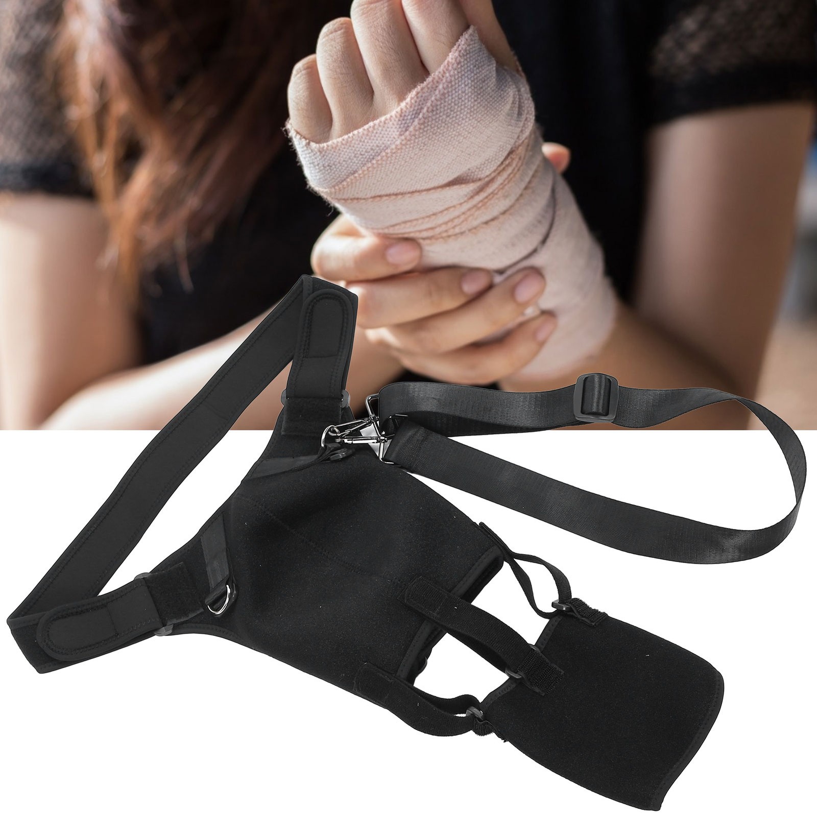 Shoulder Brace Support Arm Sling Adjustable Rotator Cuff Fixing Shoulder