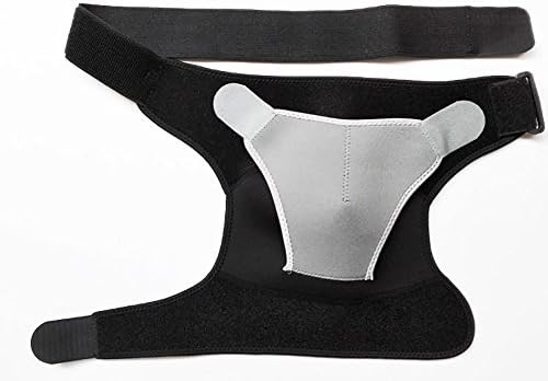 Shoulder Stability Brace Adjustable Shoulder Support with Pressure Pad, Light Br