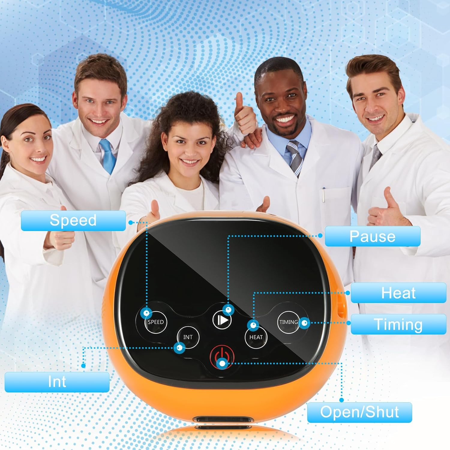 Heating Rehabilitation Robot Gloves For Hand Stroke Hemiplegia Finger Trainer