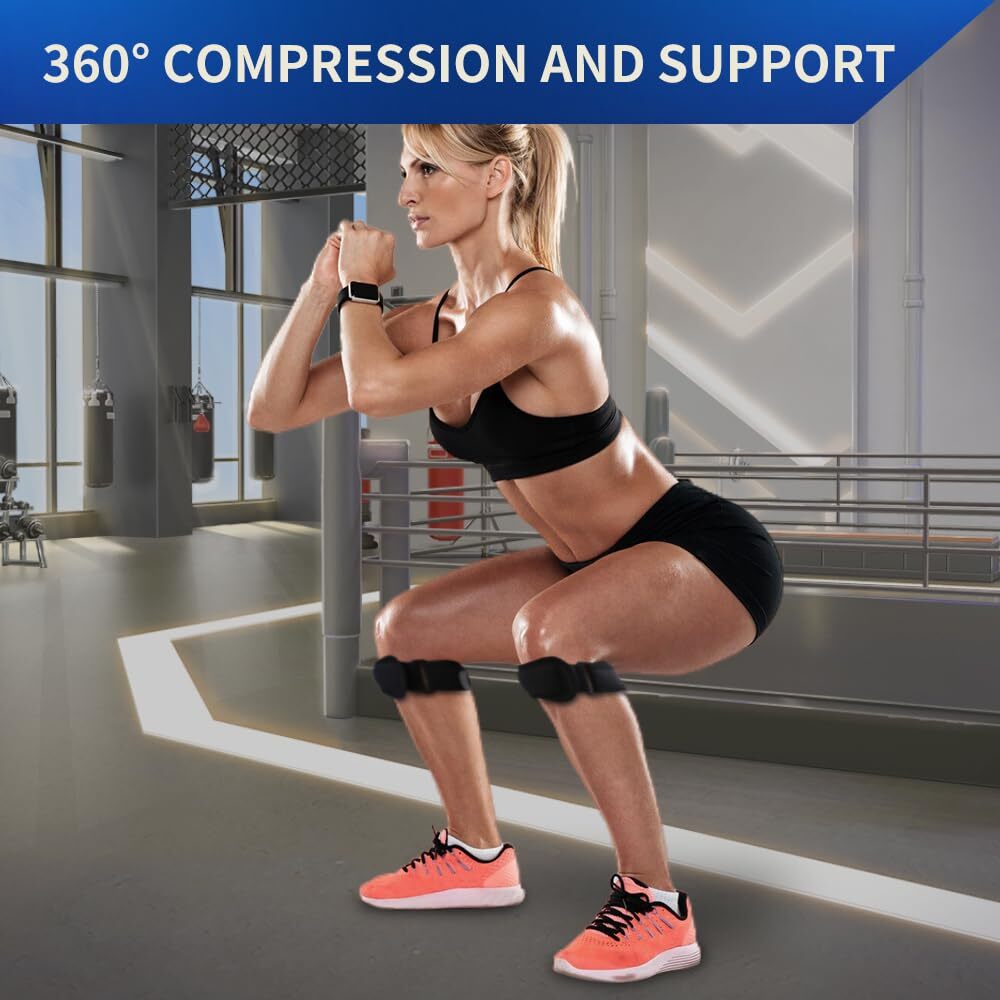 2× Knee Brace Support Patella Stabilizer Strap Arthritis Pain Relief Running USA