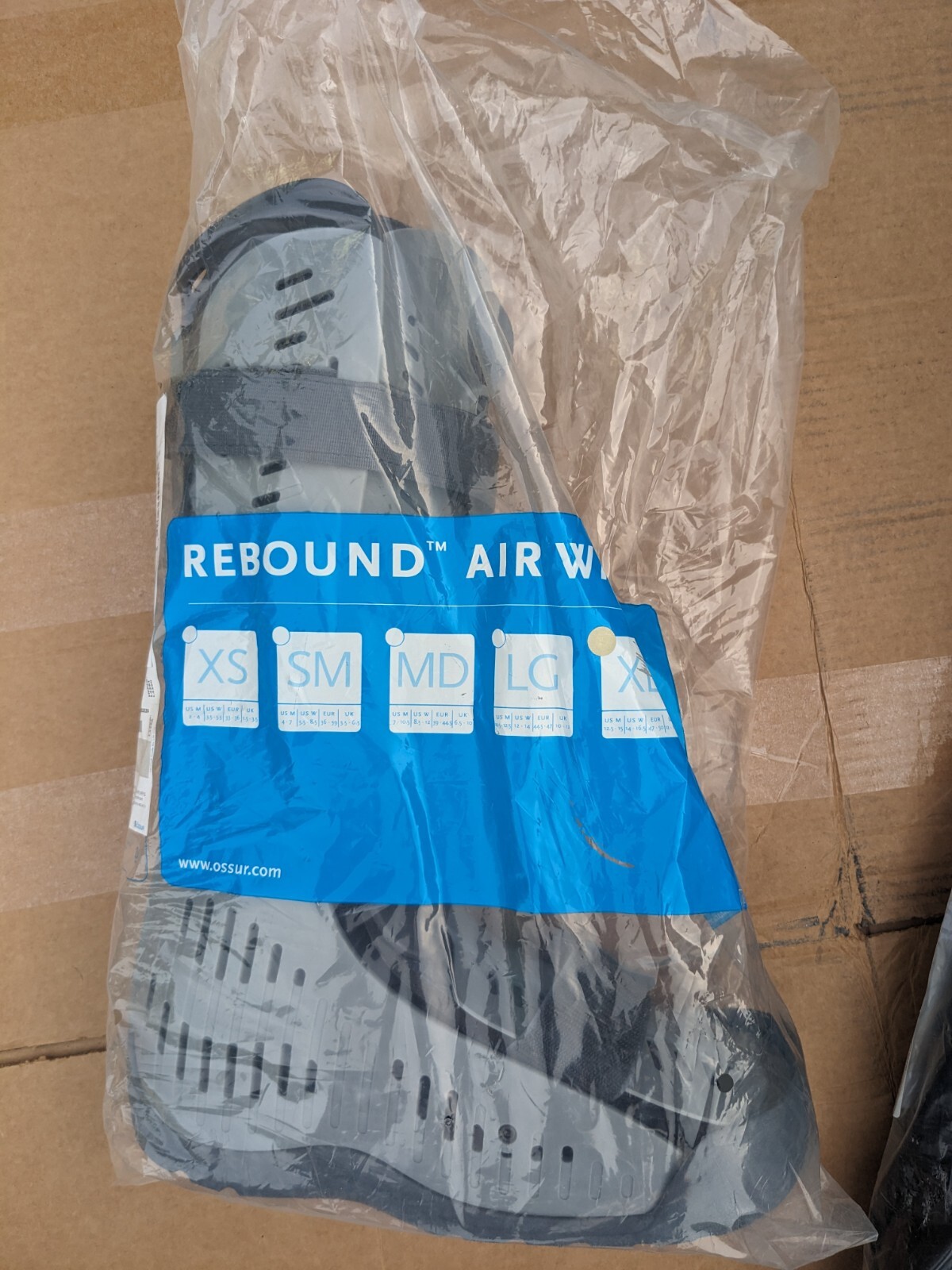 Brand New Ossur Rebound Air Walker Boot Tall Size XL Extra Large!