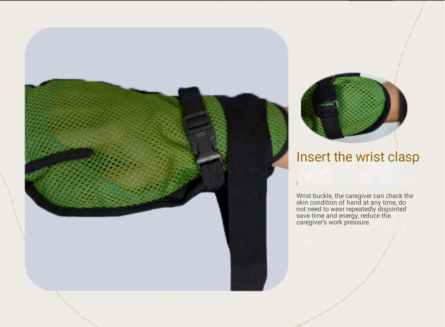 Medical Restraint Glove Thicked Bedridden Patient Anti Fall Hand Constraint