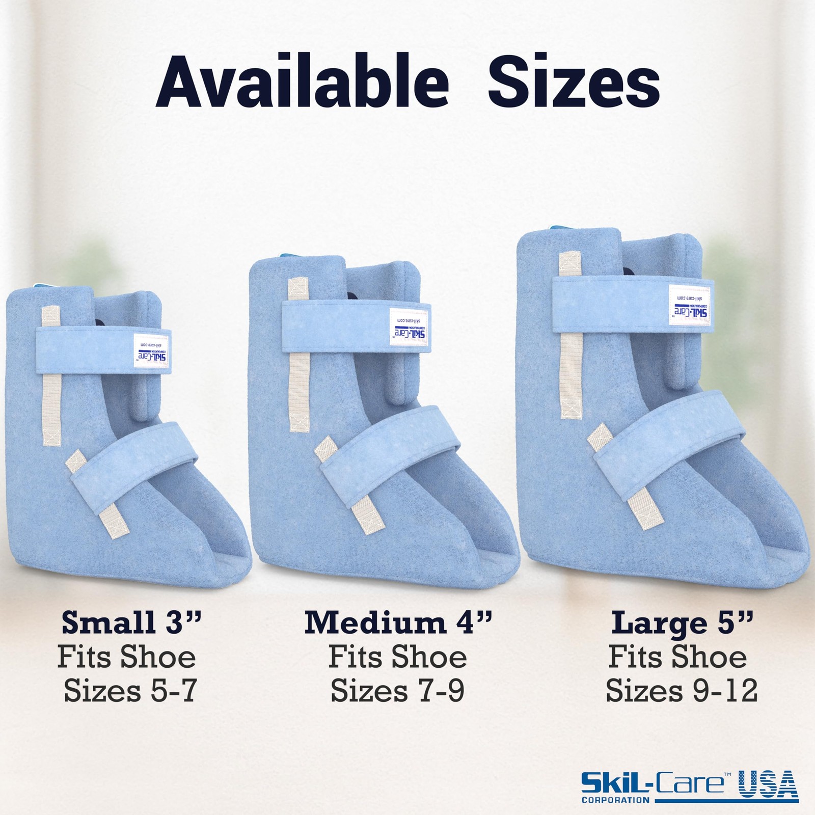 Skil Care Orthopedic Heel Float Boot with Cooling Gel for Ulcer Prevention