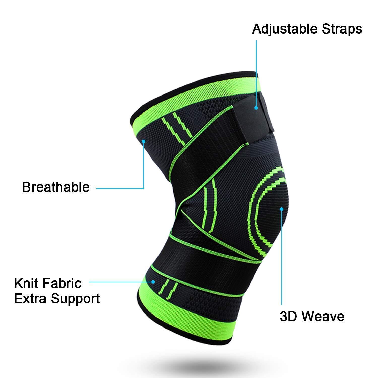1x/2x Circa Knee Savers Compression Sleeve Tendon Brace Arthritis Pain Relief #