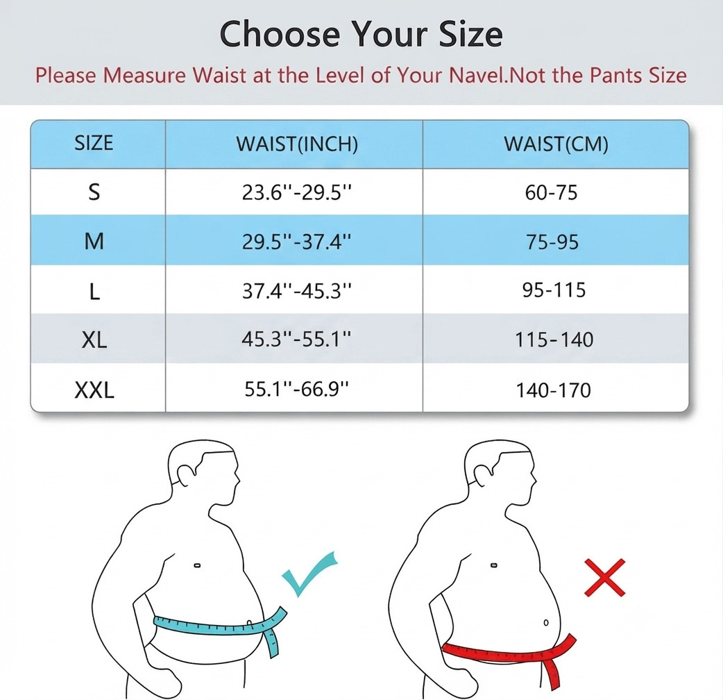 Adjustable Lumbar Support Back Brace Waist Belt for Back Pain Relief Men Women