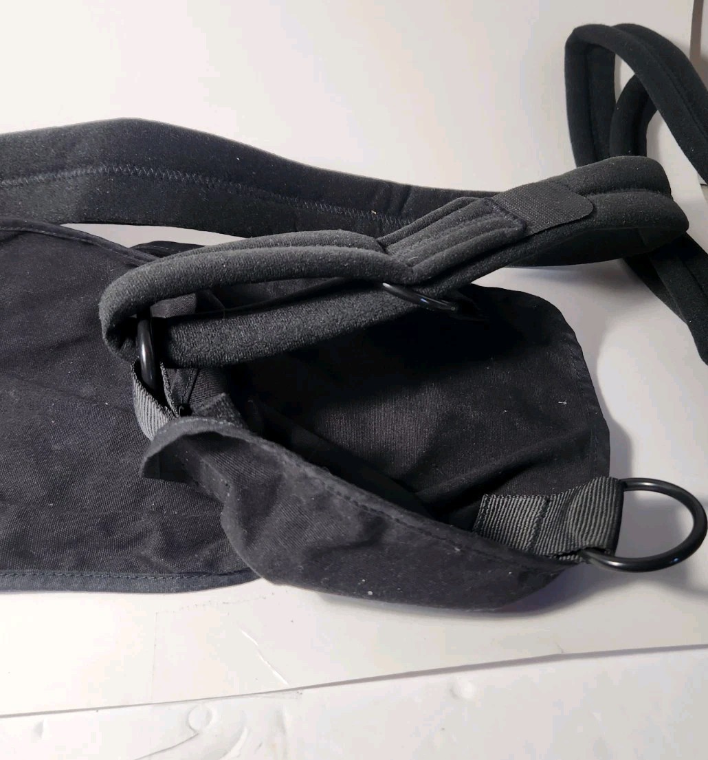 Adjustable Arm Sling. Support Brace Black Used but good but good condition