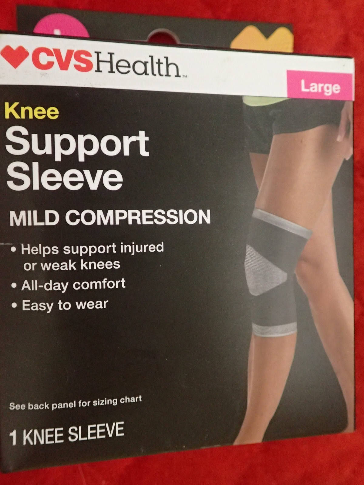 CVS Health – knee Support Sleeve – Mild Compression – Large