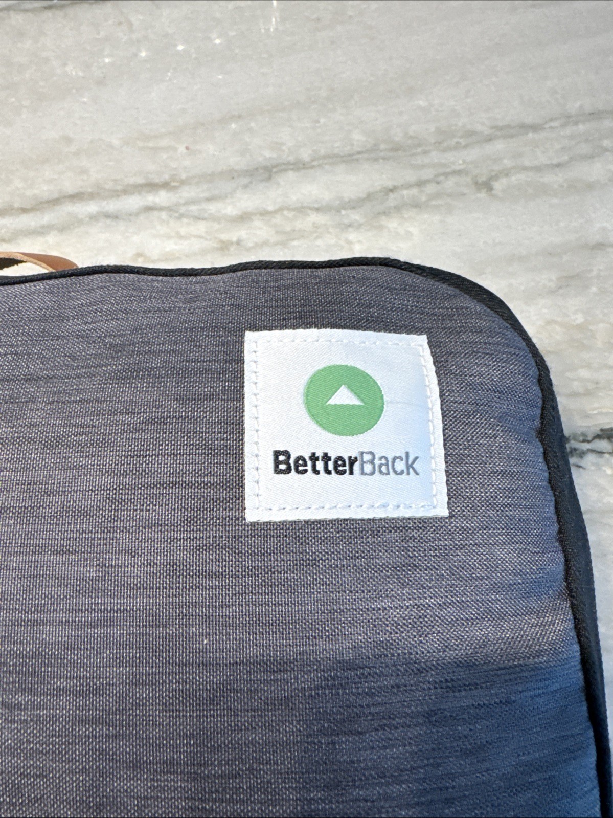 BetterBack Luxe Memory Foam Perfect Posture Improvement Relieves Back Pain Black