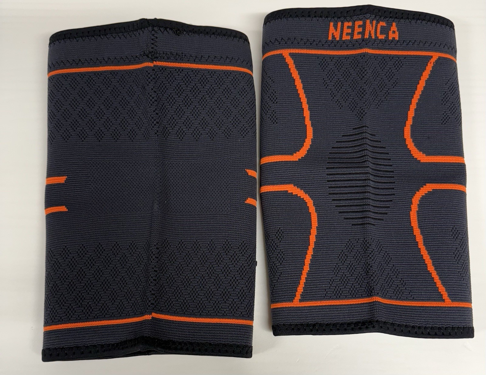 NEENCA 2 Pack Knee Brace Knee Compression Sleeve Support Orange XL 1 Pair