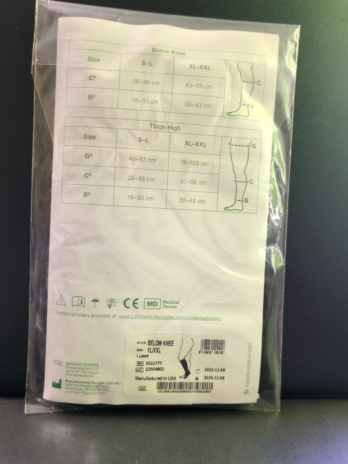 *NEW* L&R READY WRAP FOOT Compression Wrap LEFT XL X-Large w/ReadyWrap Liner