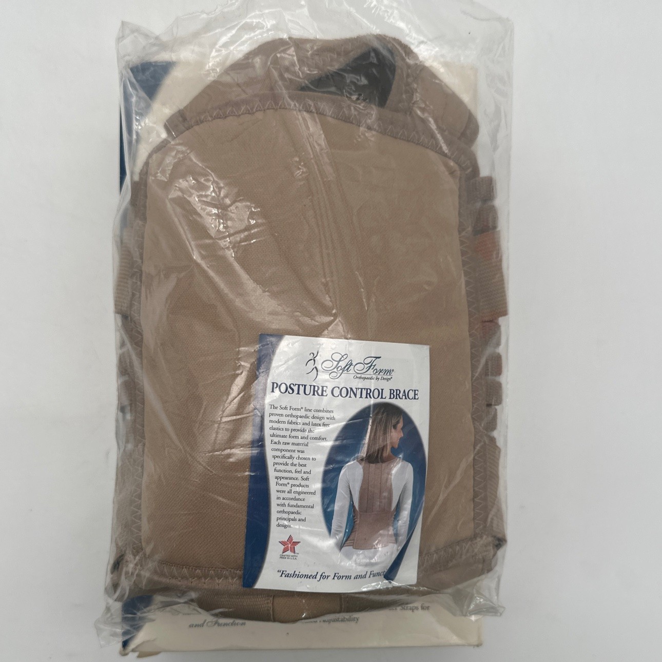 FLA Orthopedics Posture Control Brace Soft Form – Size Large Beige Open Box