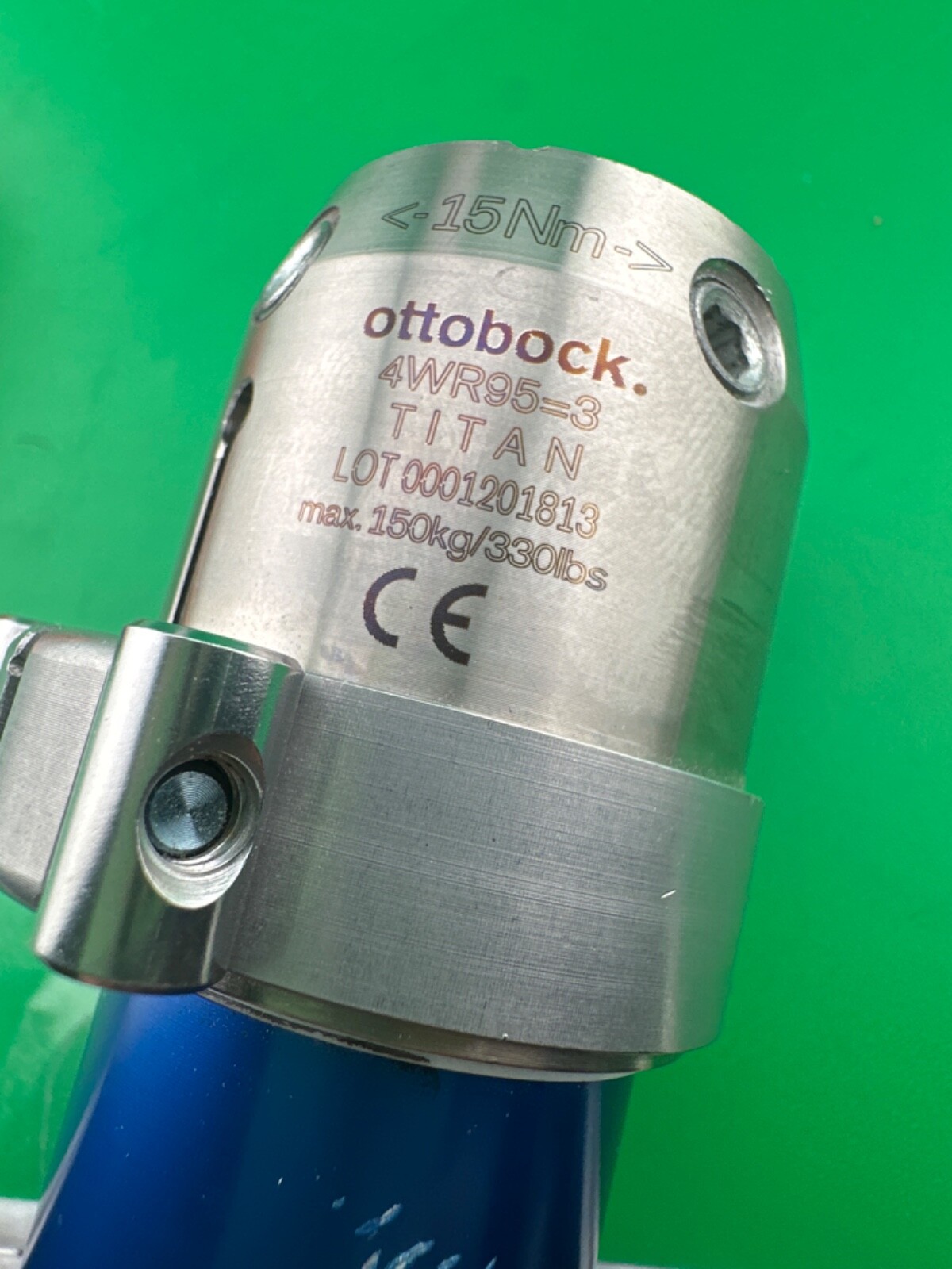 OTTOBOCK Otto Bock water proof components. 4WR95=3 tube clamp, 2WR95 pylon. 34mm