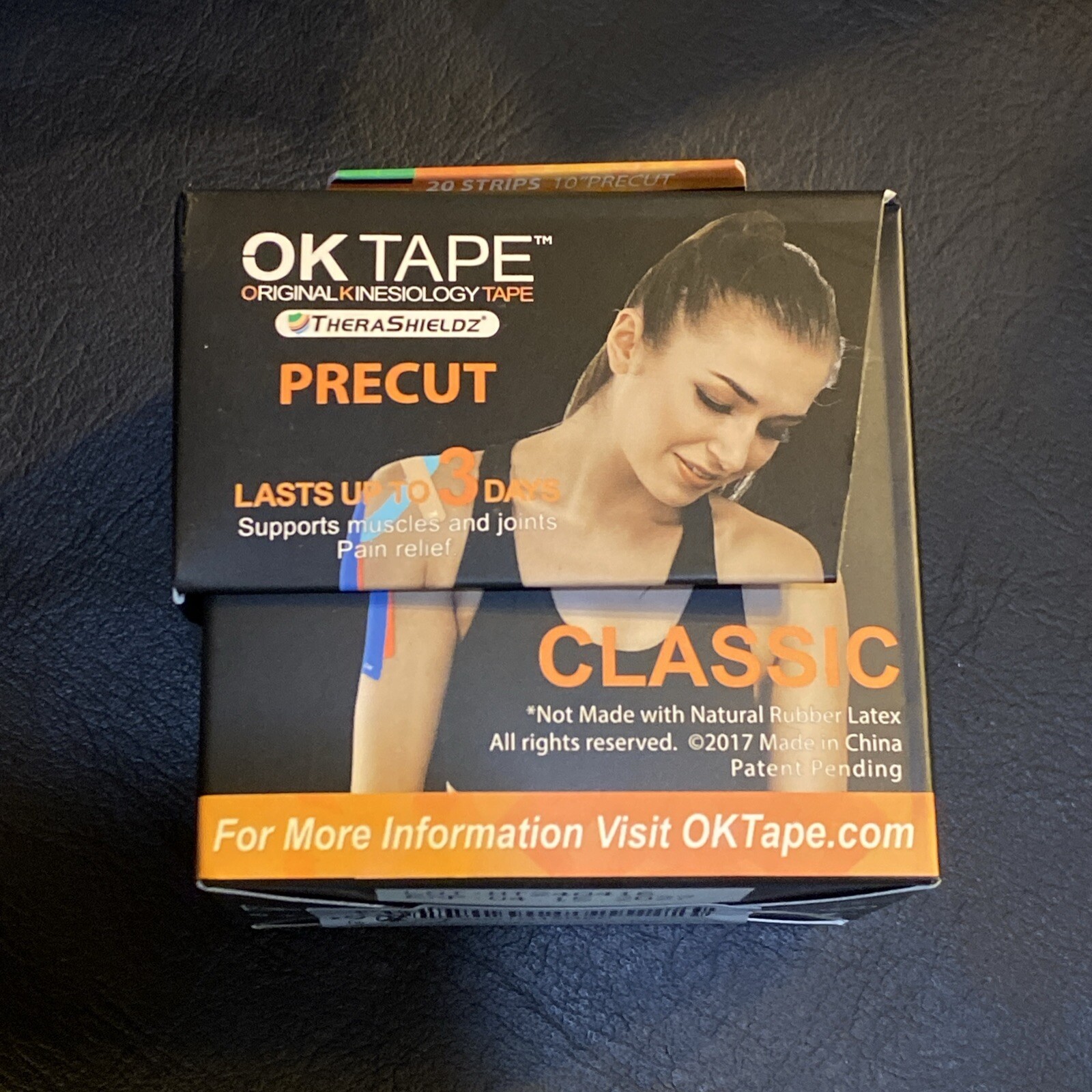 KT Tape Roll Cotton Kinesiology Therapeutic Elastic Sport Precut 20 Strips 16 ft