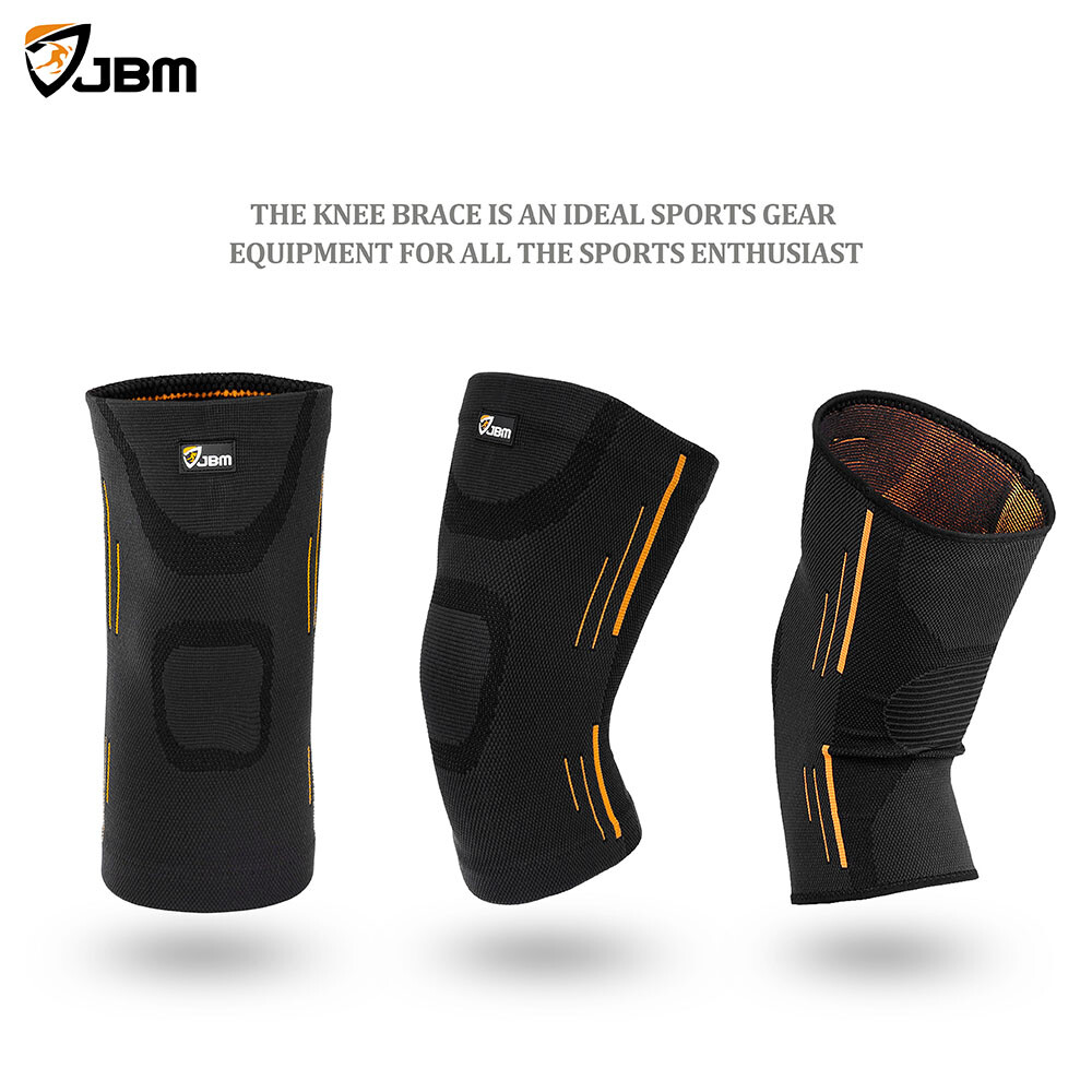 1 Pair Adult Gym Knee Braces (Set of 2)Compression Sleeve Patella Wrap Band Knee