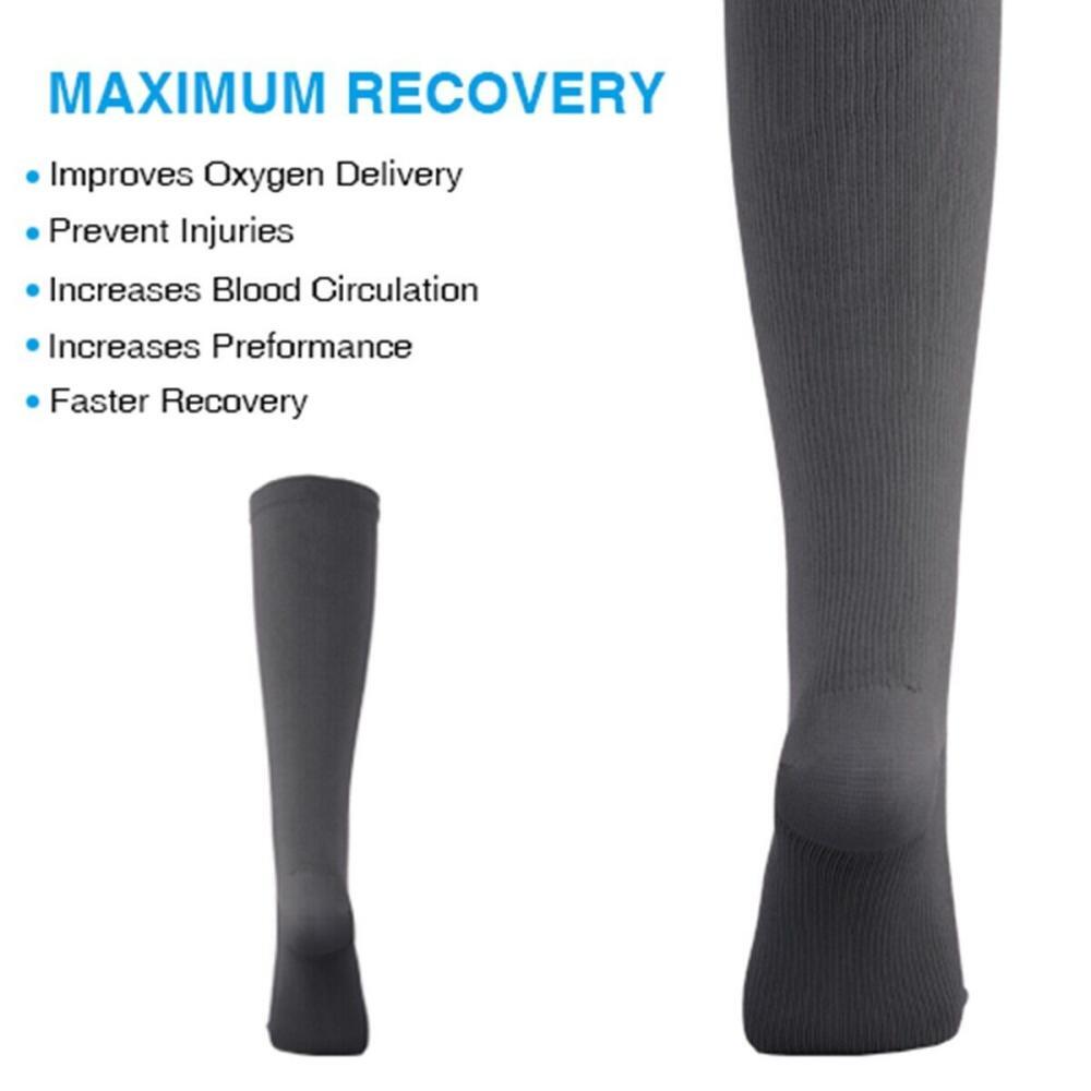 3 pair Winter Compression Stocking Warm Hot Knee High Socks Cover Calf Socks