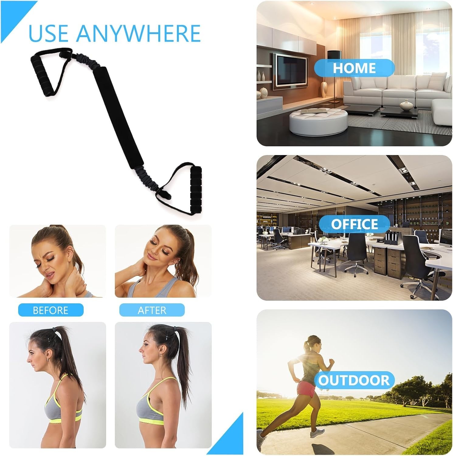 Portable Neck and Shoulder Relaxer – Professional Cervical Traction Device