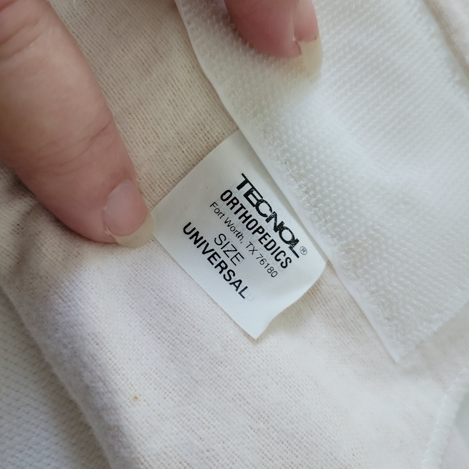 Vintage Tecnol Wrap-Around Support Brace Universal Size White