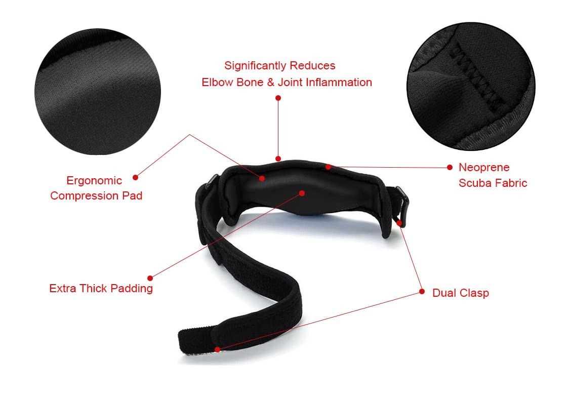 2X Tennis Elbow Brace Support Arthritis Tendonitis Joint Strap Band Wrap Sports