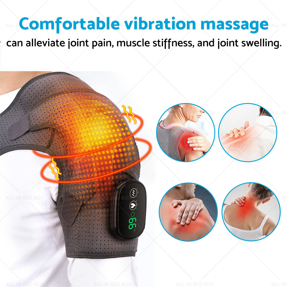 Heated Shoulder Brace Massage Rotator Cuff Support Suitable for Universal