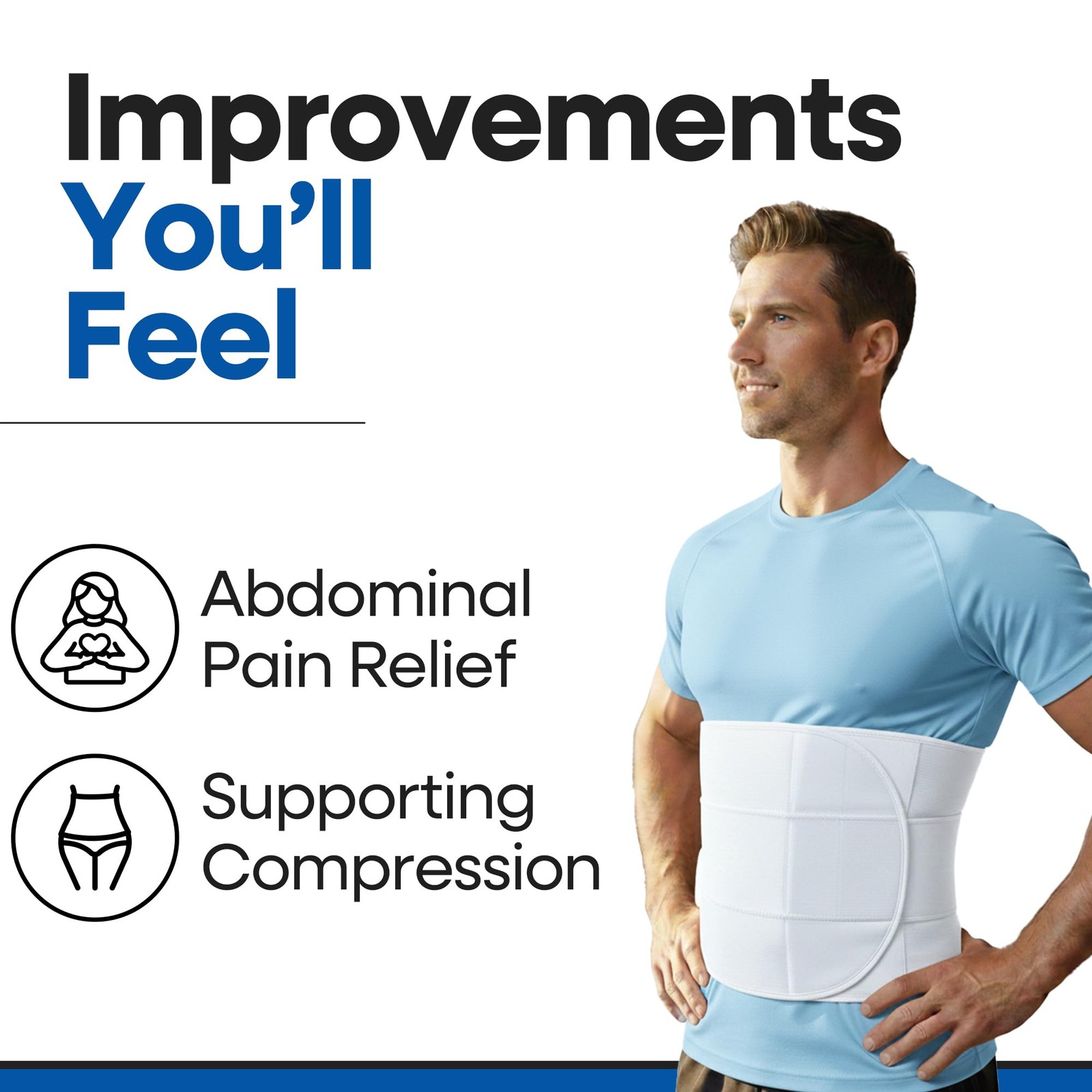 Abdominal Binder Post Surgery Tummy Tuck | Postpartum Belly Band Wrap | Post …