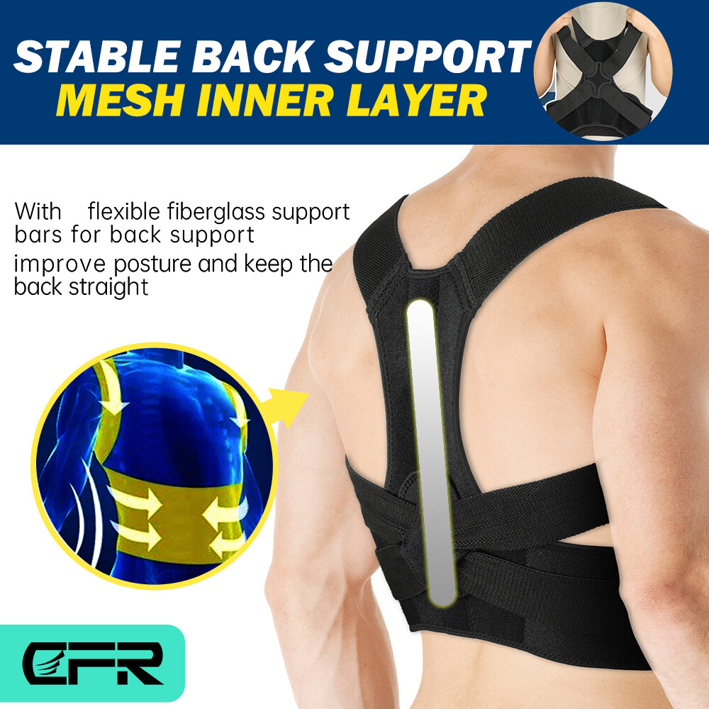 Back Brace Posture Corrector Shoulder Straightener Belt Pain Relief Fortemotus