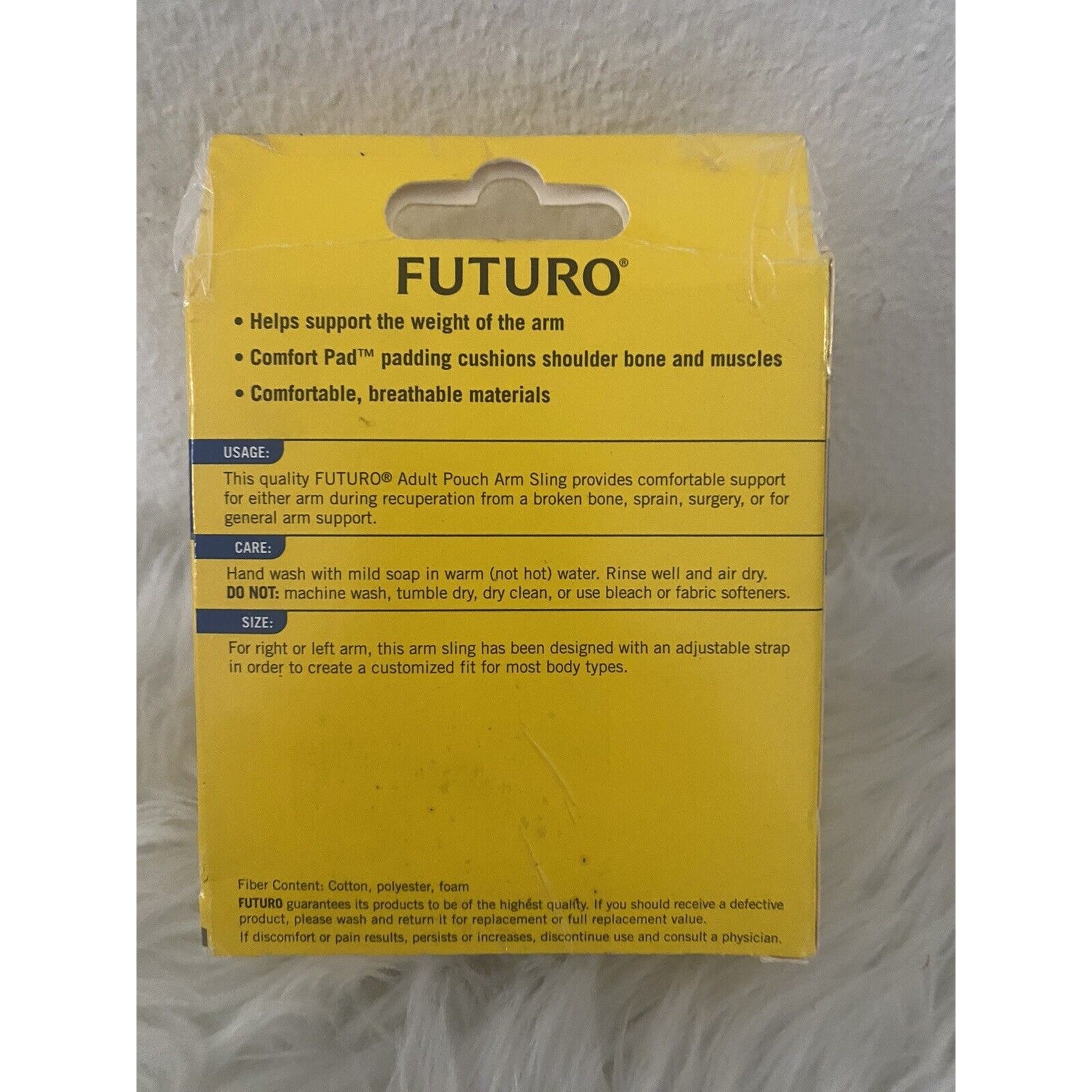 FUTURO Pouch Arm Sling Adult Adjust To Fit (NEW)