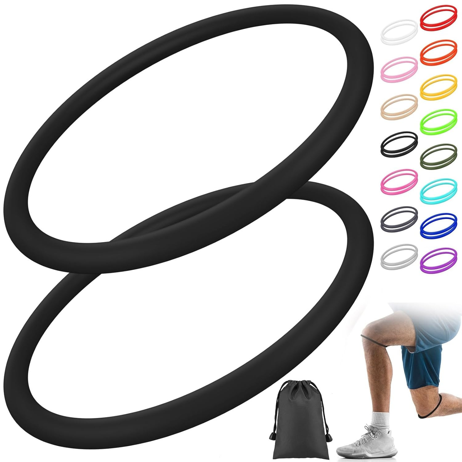 Foilswirl Silicone Patella Knee Band for Basketball Patella Tendon Support Knee