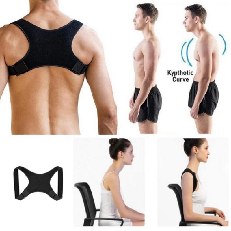 Adjustable Posture Corrector Brace for Back & Shoulder Support Men Women Comfort