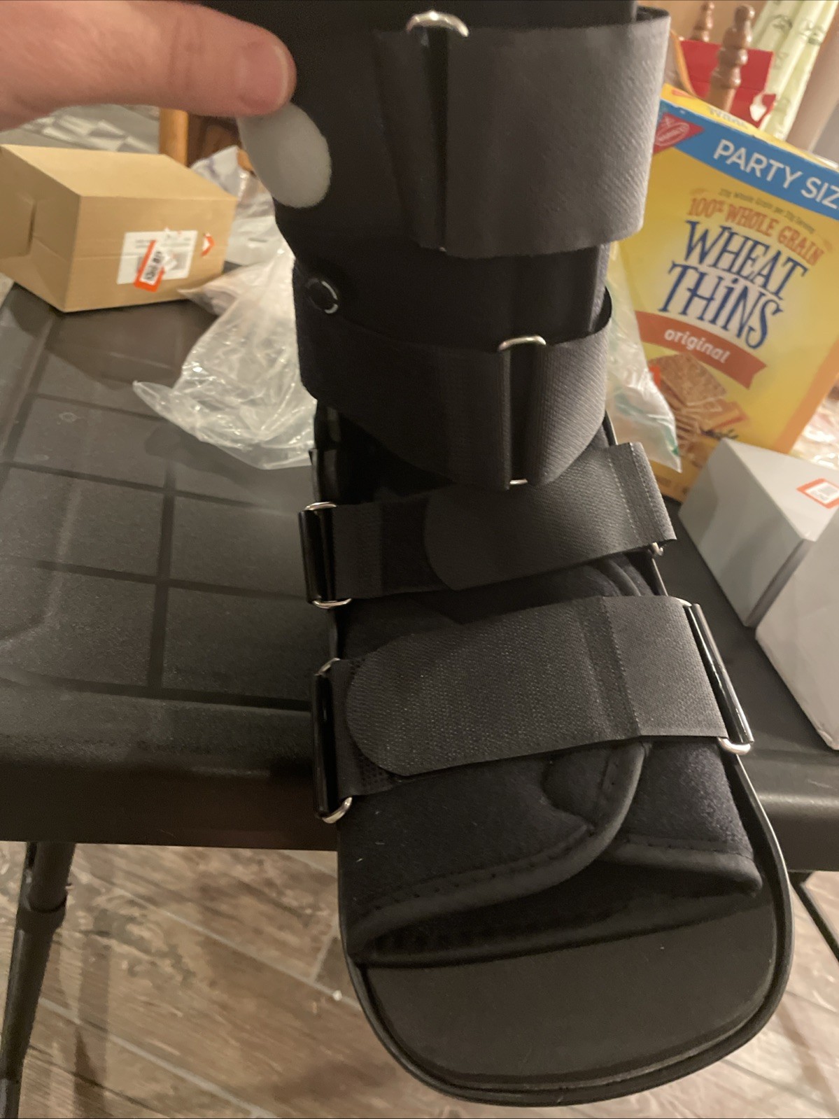 Ortho Walker Fracture Boot, Large , Black Long Tall Top