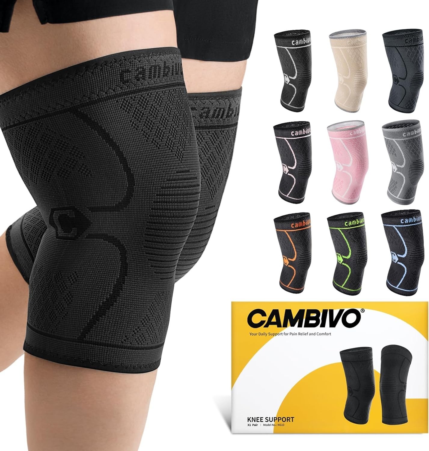 Supportive Knee Sleeves for Active Lifestyle, Hiking, and Running Enthusiasts