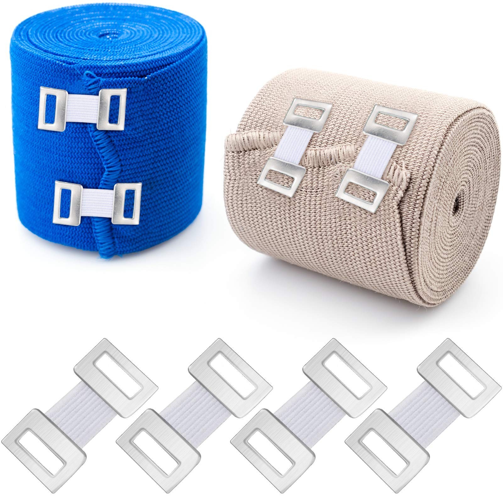 100 Pieces Bandage Clips Only Elastic Bandage Wrap Clips Stretch Metal Clasps…
