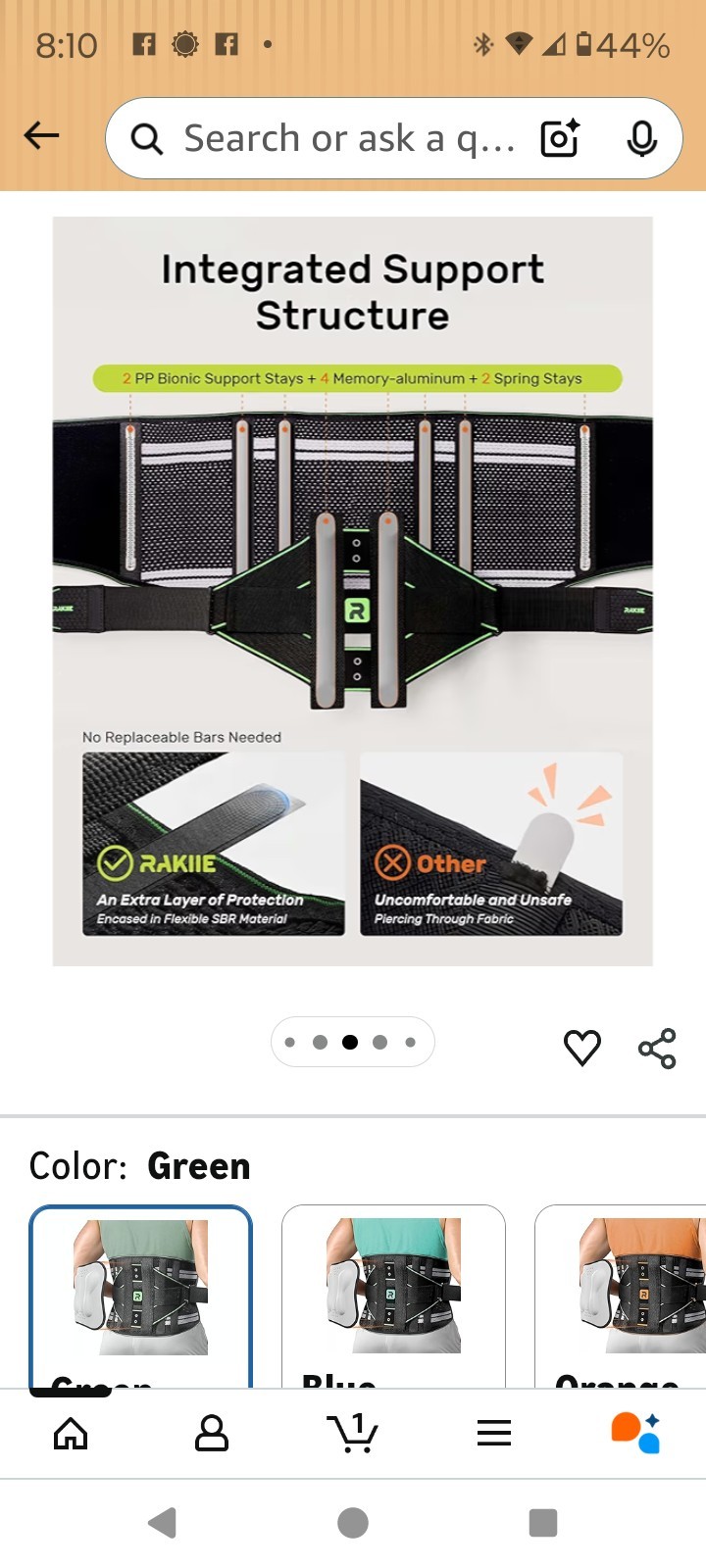 Rakiie Back Brace