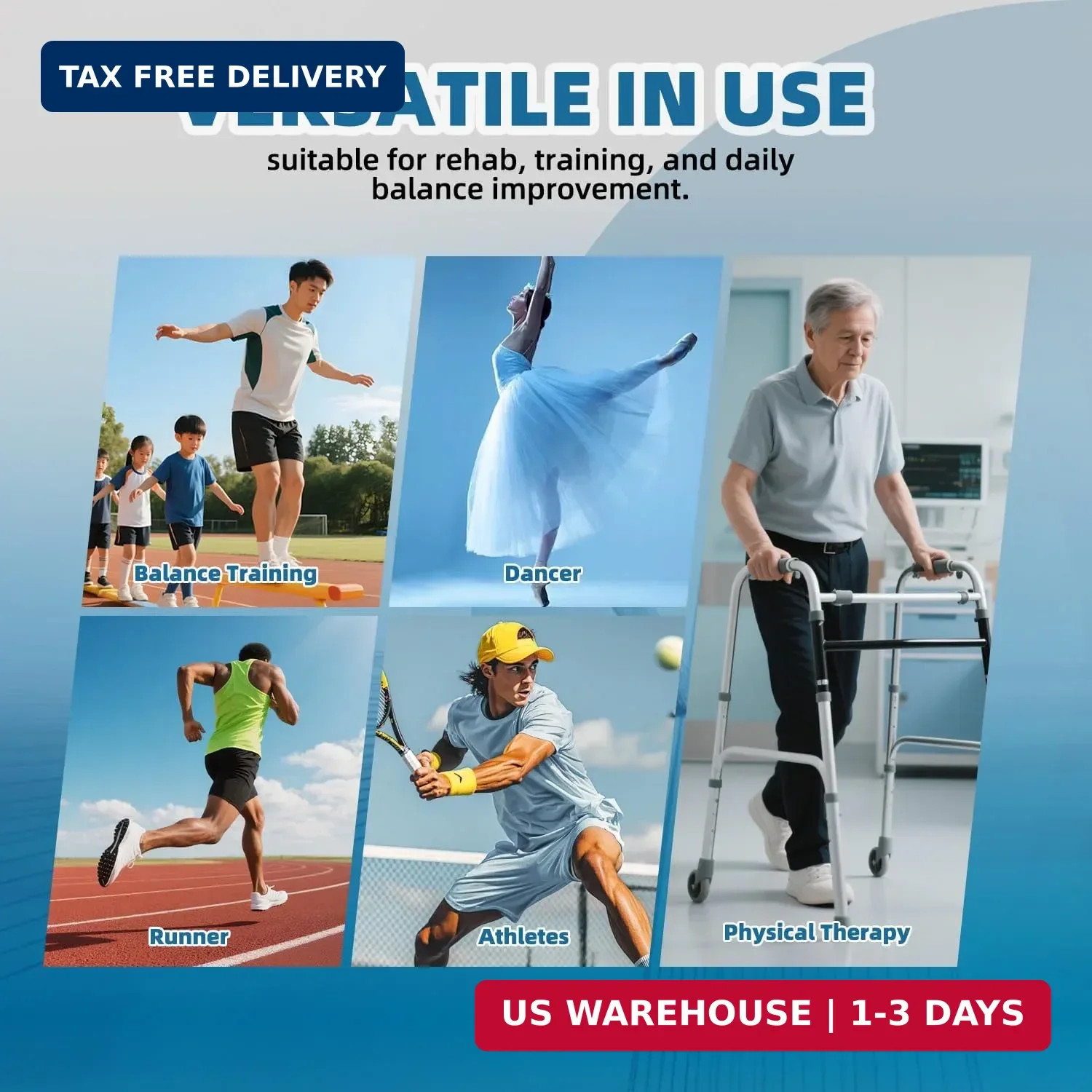 Ankle Balance Board for Physical Therapy – Foot Strengthener & Adjustable Ankle