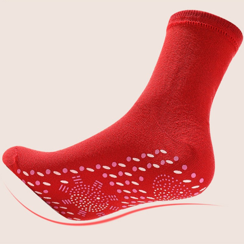 1Pair Tomalin Acupressure Self-Heating Shaping Socks Winter Self Heating Socks