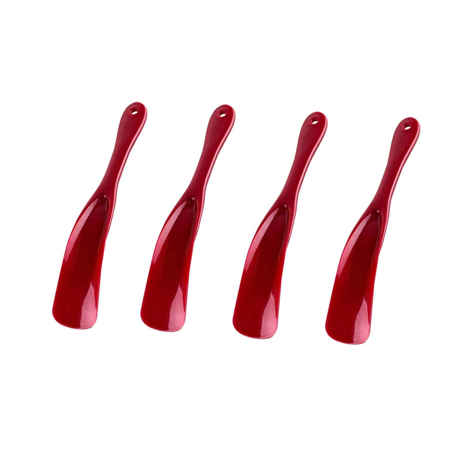 4 Pcs Plastic Shoe Pulls – Long Handle Travel Shoe Horns for Elderly, Kids & …