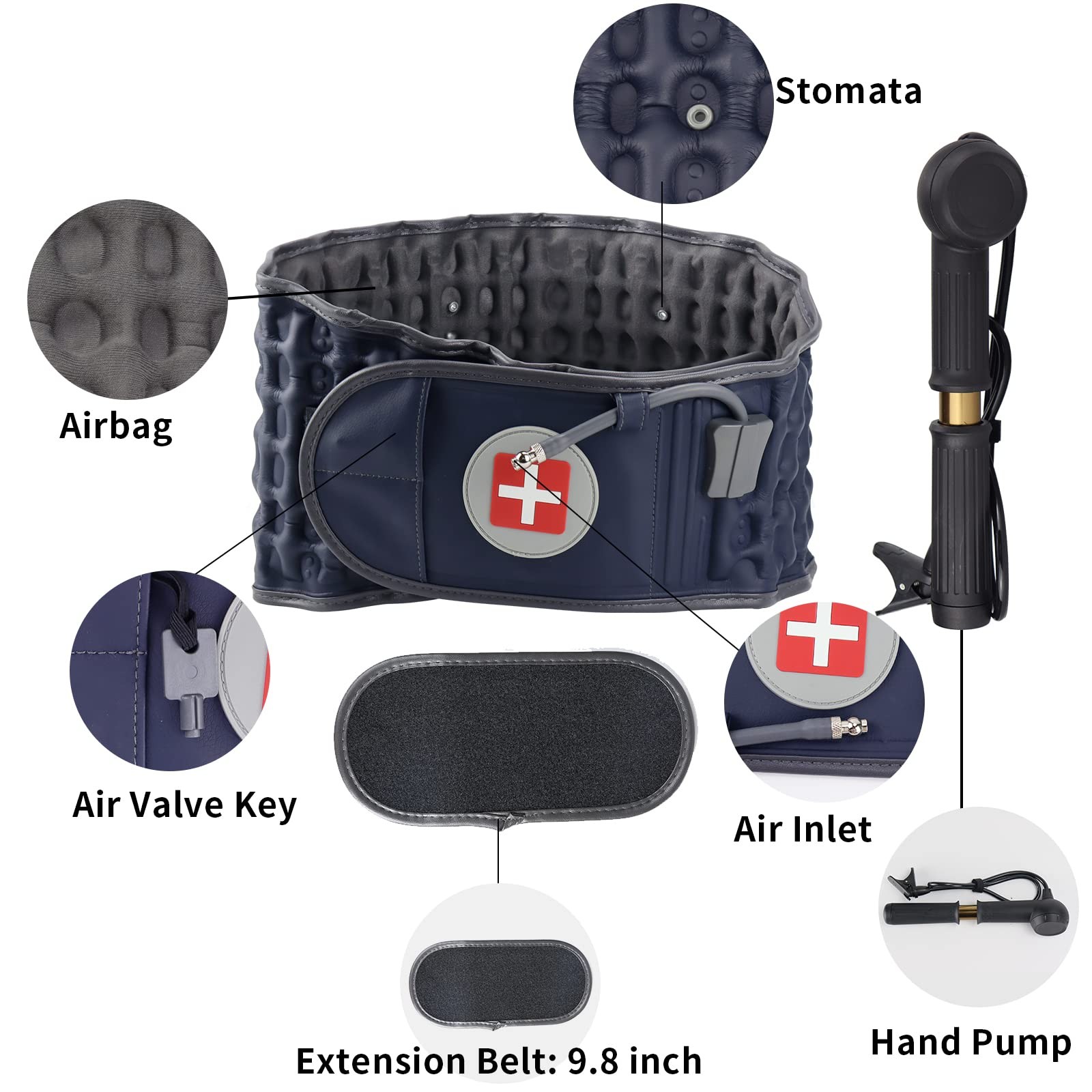Decompression Back Belt – Lumbar Support Belt for Men & Women Lower Back Pain…