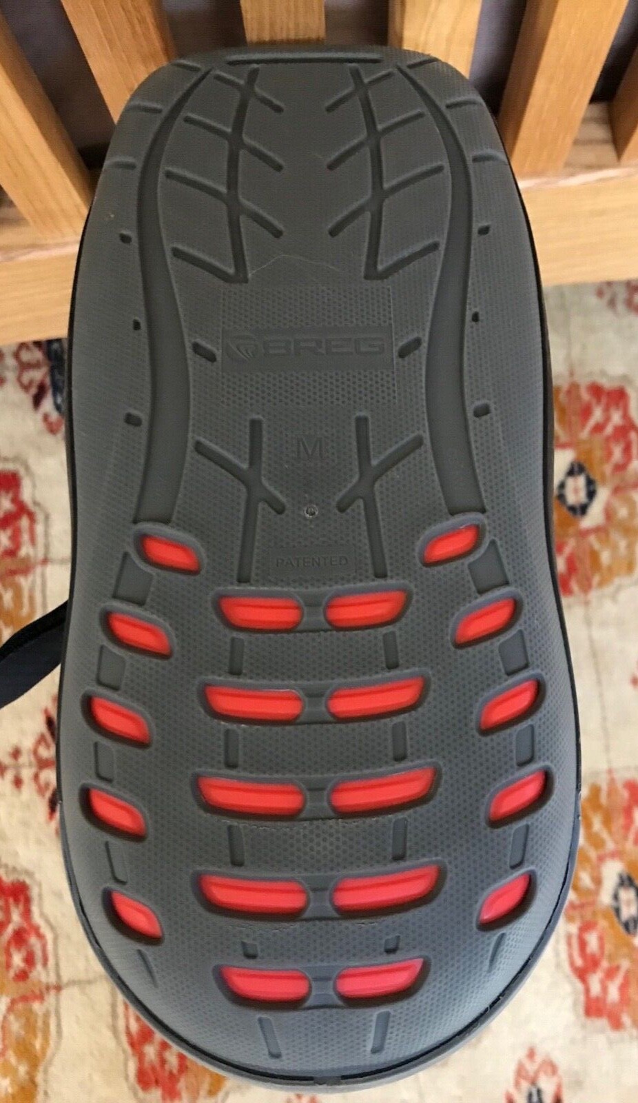 Breg Long Walking Boot Medium Cast Medical Foot Surgery Brace, Inflatable Insert