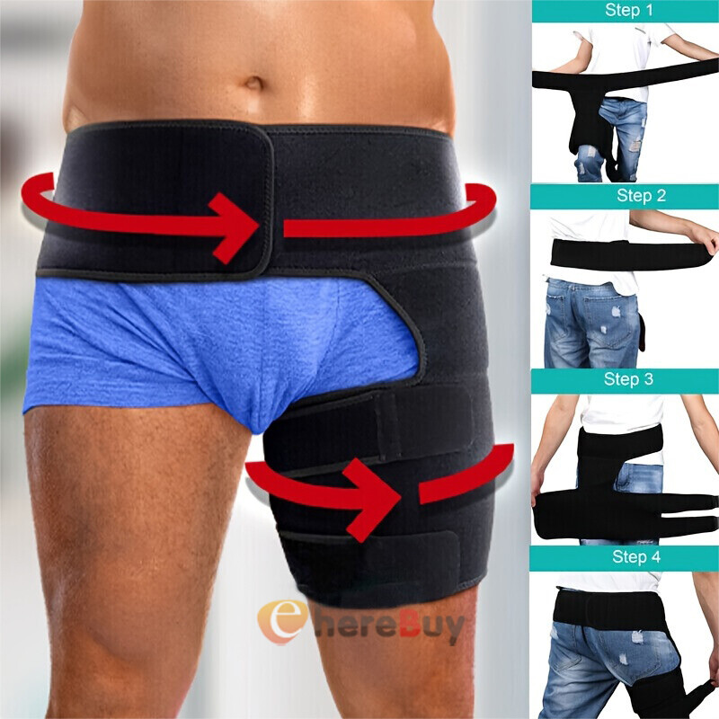 Adjustable Belt Hip Sciatica Nerve Pain Relief Groin Wrap Brace Rib Support US