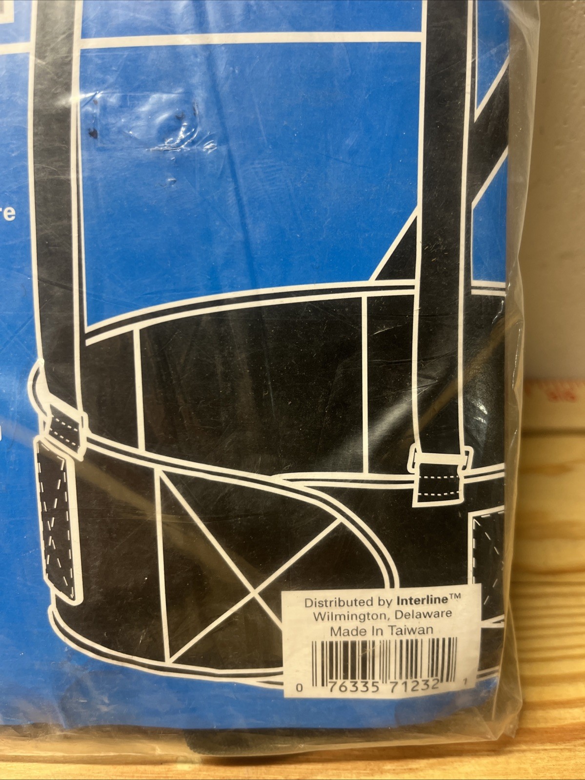 Interline Back Support Belt #871103 Size XL (40”-45”) Hook/loop Closure New !!