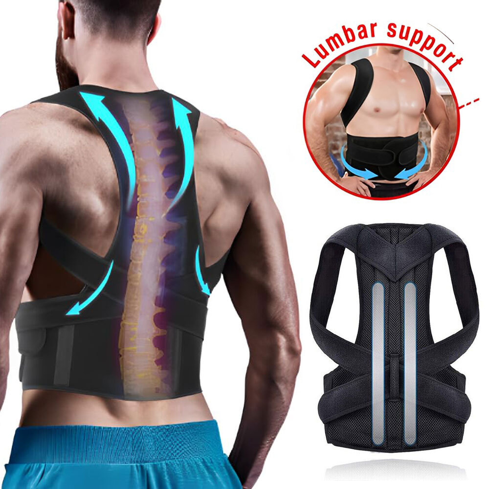 Scoliosis and Hunchback Posture Corrector for Women Men Straightener Back Brace