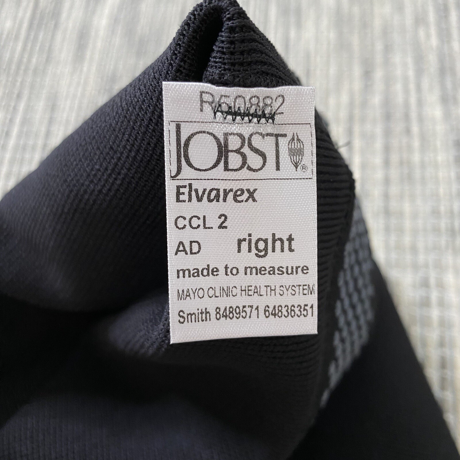 Jobst Made To Measure Toeless Kneehigh Compression Socks Black
