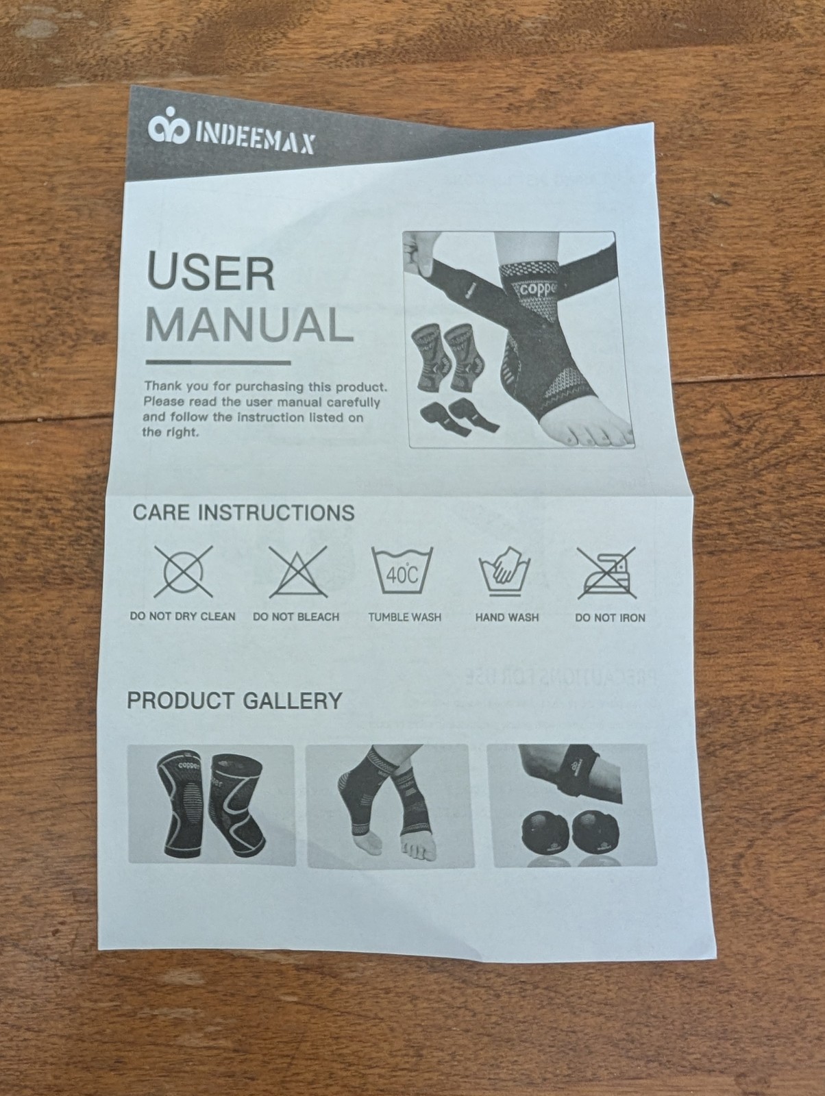 Ankle Brace for Women & Men, Ankle Compression Sleeve Support Copper Infused