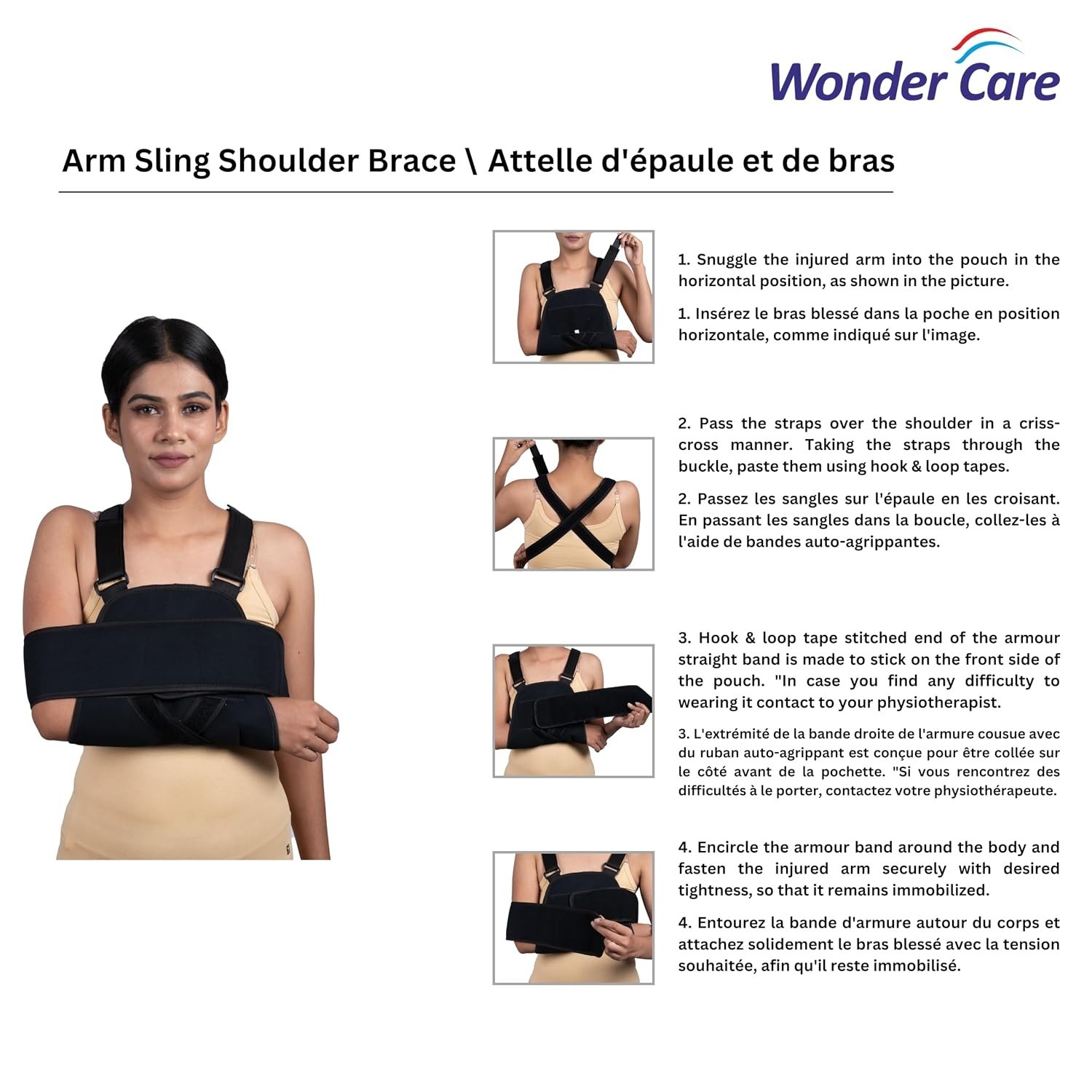 Rotator Cuff Support Brace with Adjustable Fit – Comfortable, Durable & Reliable