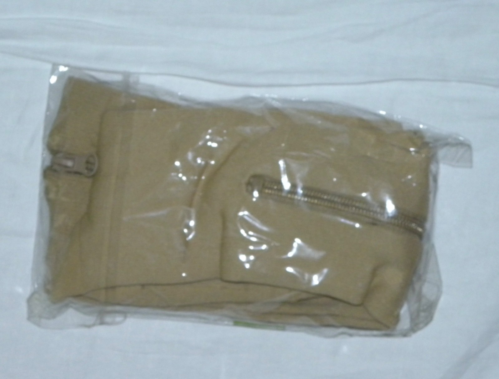 One Pair Zipper Open Toe Compression Leg Ankle Support Sock Size L/XL NEW