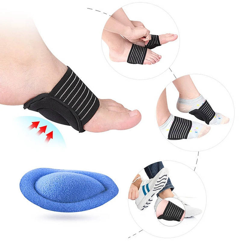 Fabric Gel Metatarsal Ball Of Foot Insoles Pads Cushions Forefoot Pain Support F