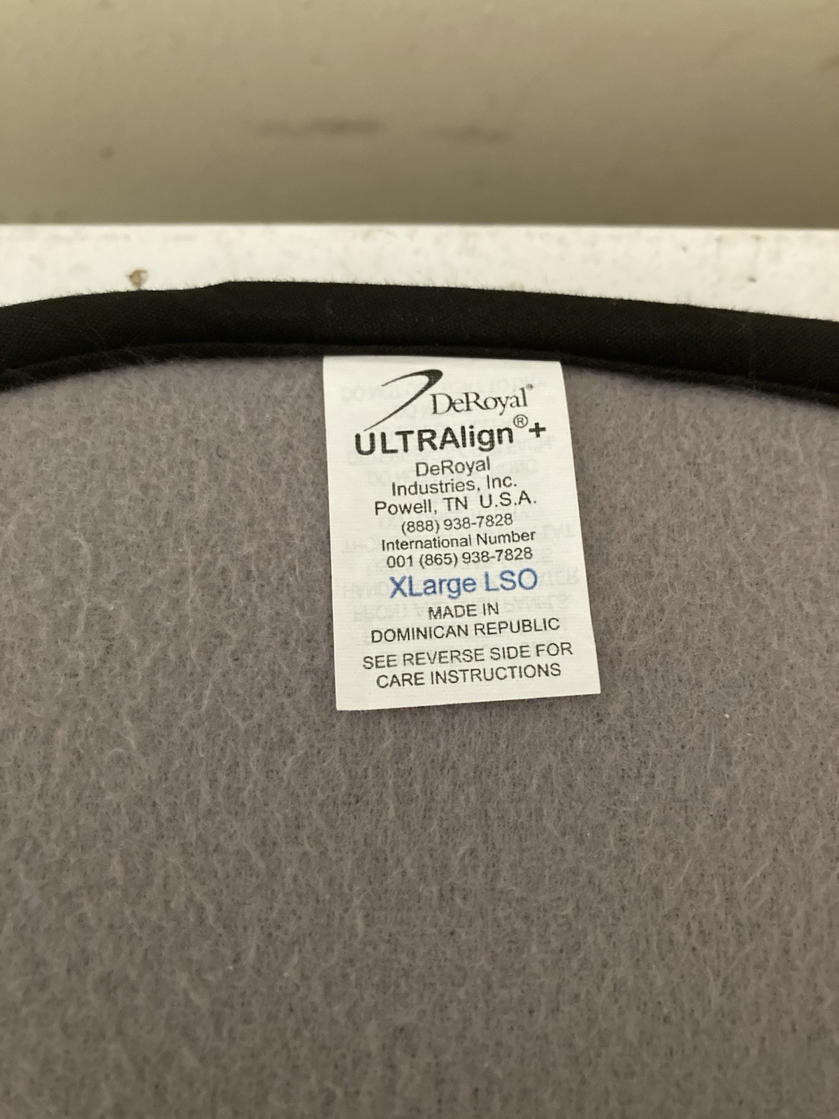 DEROYAL ULTRAlign Lumbar Support Back Brace Size XL, New Without Tags