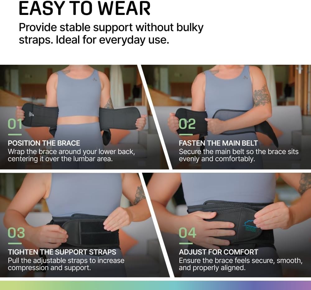 Lower Back Brace for Men and Women – Pain Relief & Support