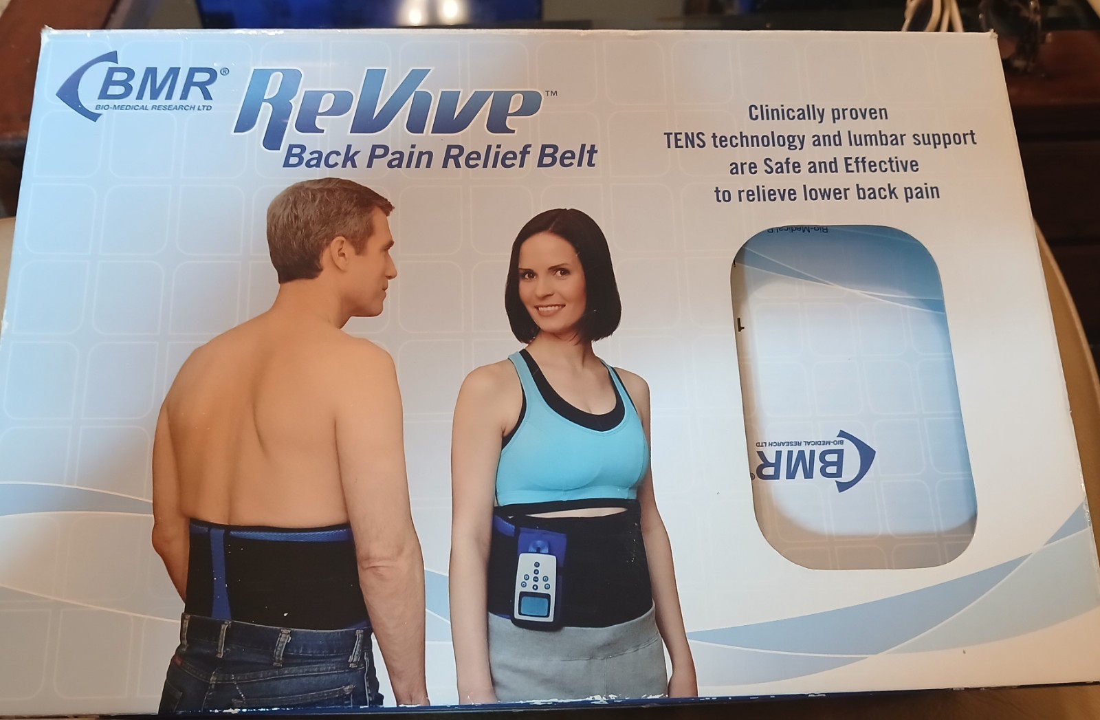 BMR Revive Back Pain Relief Belt w/ TENS Technology