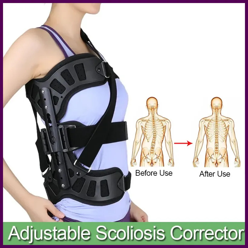 Adjustable Scoliosis Posture Corrector Adults Health Support Brace Posture